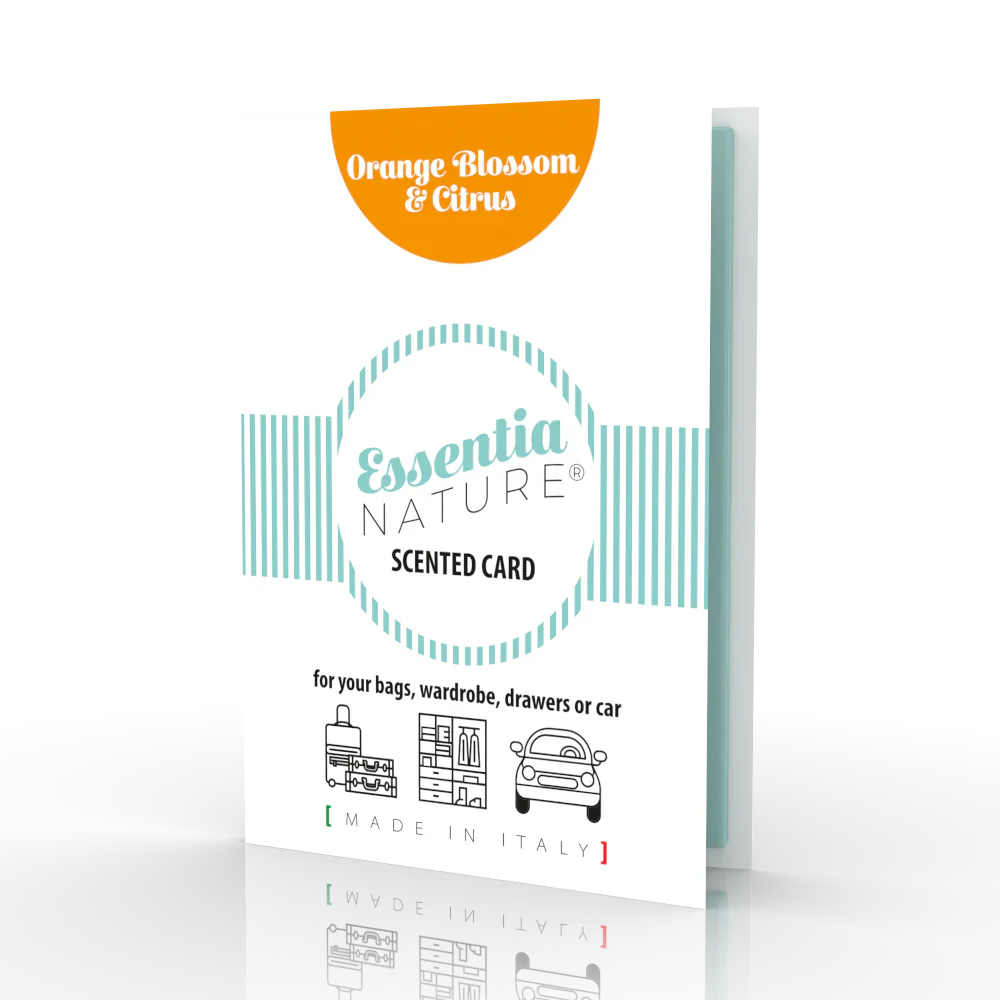 Carte parfumée Agrumes et Fleur d'oranger