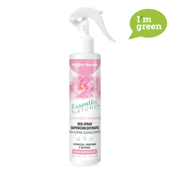 Spray Igienizzante Profumato Le Nuvole di Essentia INTENSE - Soffice Bucato 250 ML