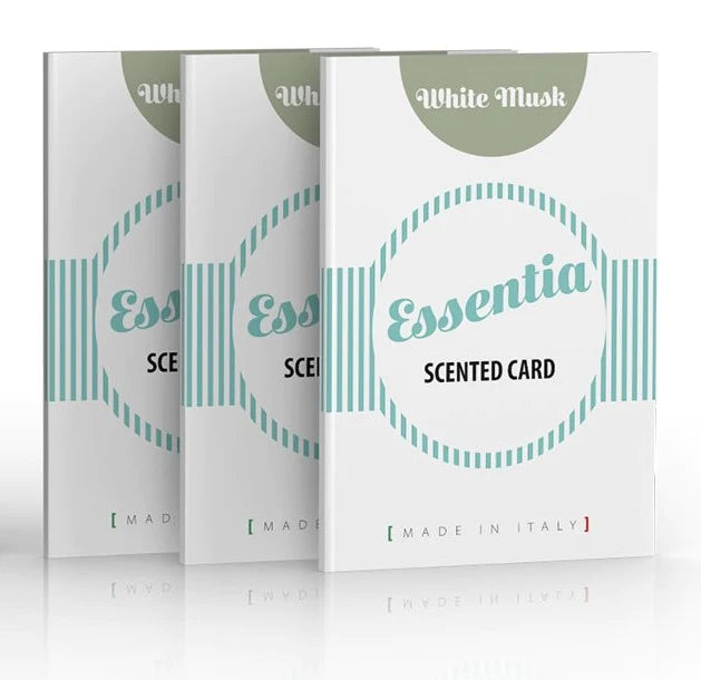 Carte parfumée musc blanc