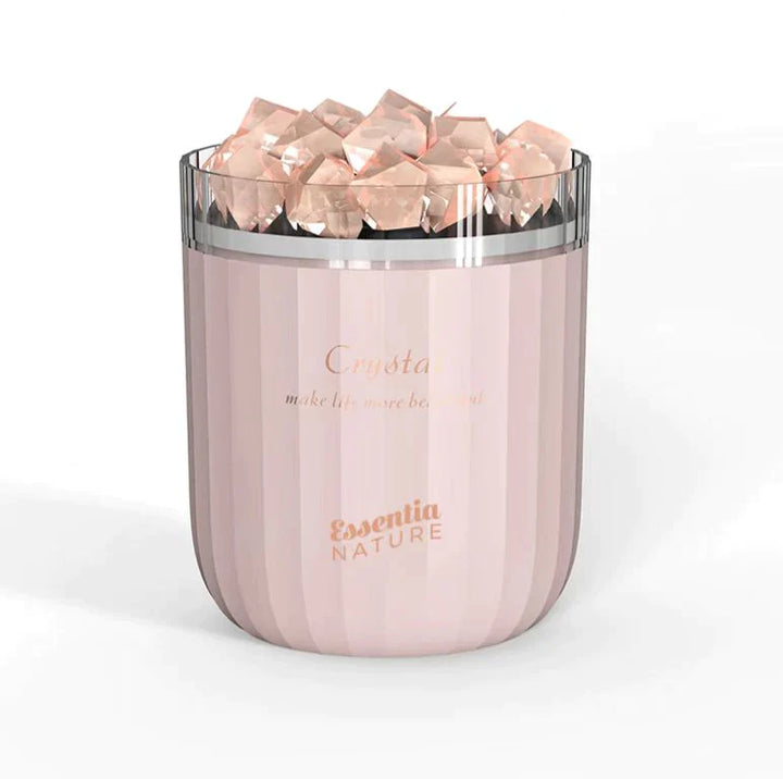 Ultraschalldiffusor mit echten Himalaya-Salzkristallen – Rosa