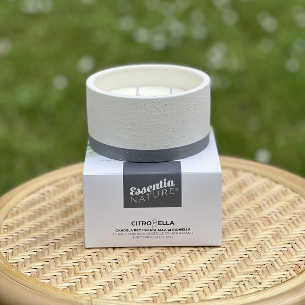 Citronnelle Anthracite 265g - Bougie parfumée à la Citronnelle