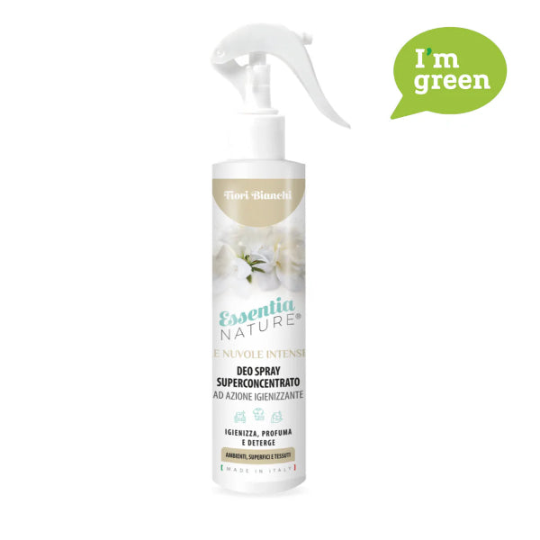 Spray Igienizzante Profumato Le Nuvole di Essentia INTENSE - Fiori Bianchi 250 ML