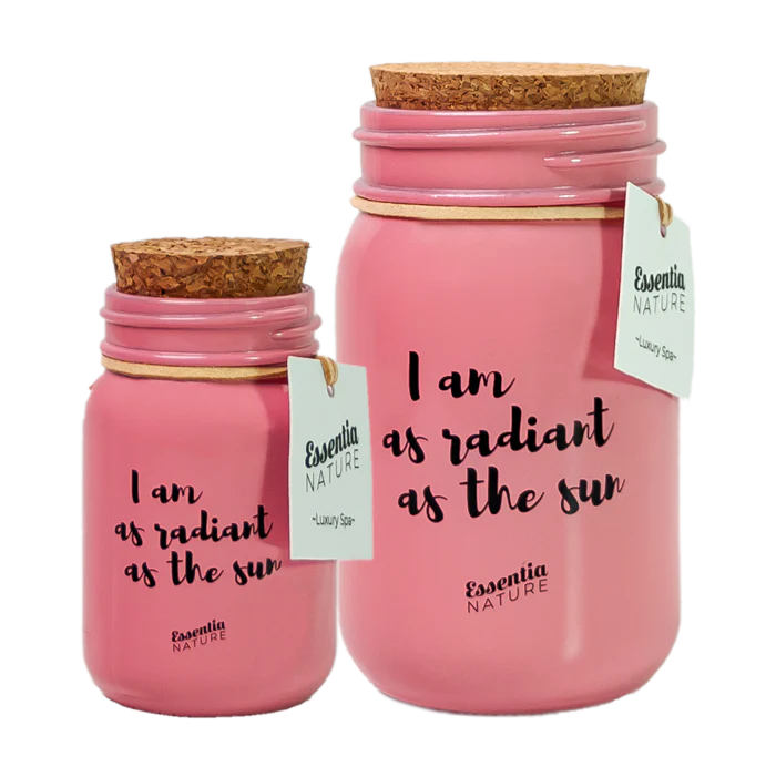 PINK Scented Candle in Jar - Luxury SPA