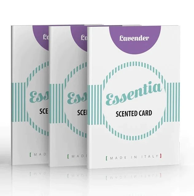 Karte mit Lavendelduft